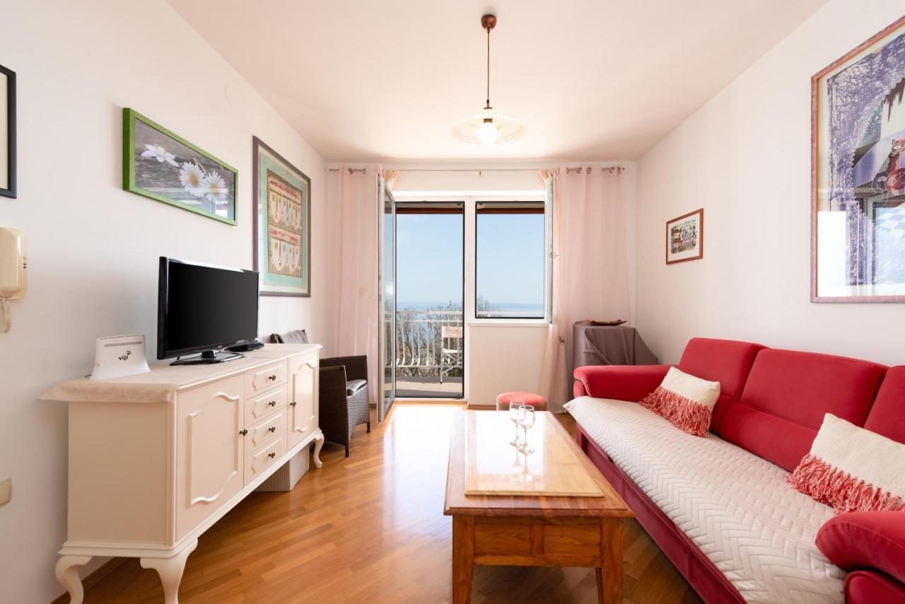 Cozy Apartment Bosnjak Near Opatija, With Sea View Terrace, Air Condition, Free Private Parking Ičići Eksteriør billede