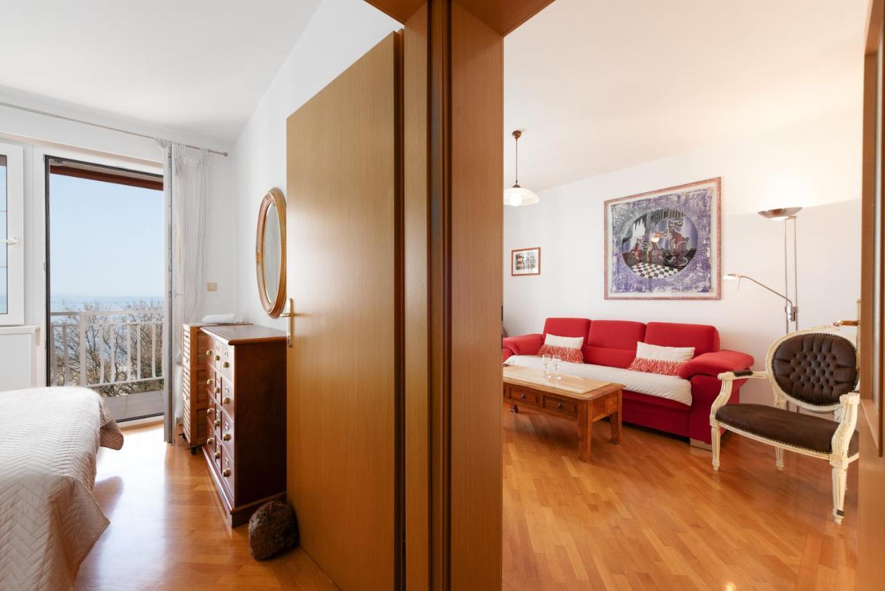 Cozy Apartment Bosnjak Near Opatija, With Sea View Terrace, Air Condition, Free Private Parking Ičići Eksteriør billede