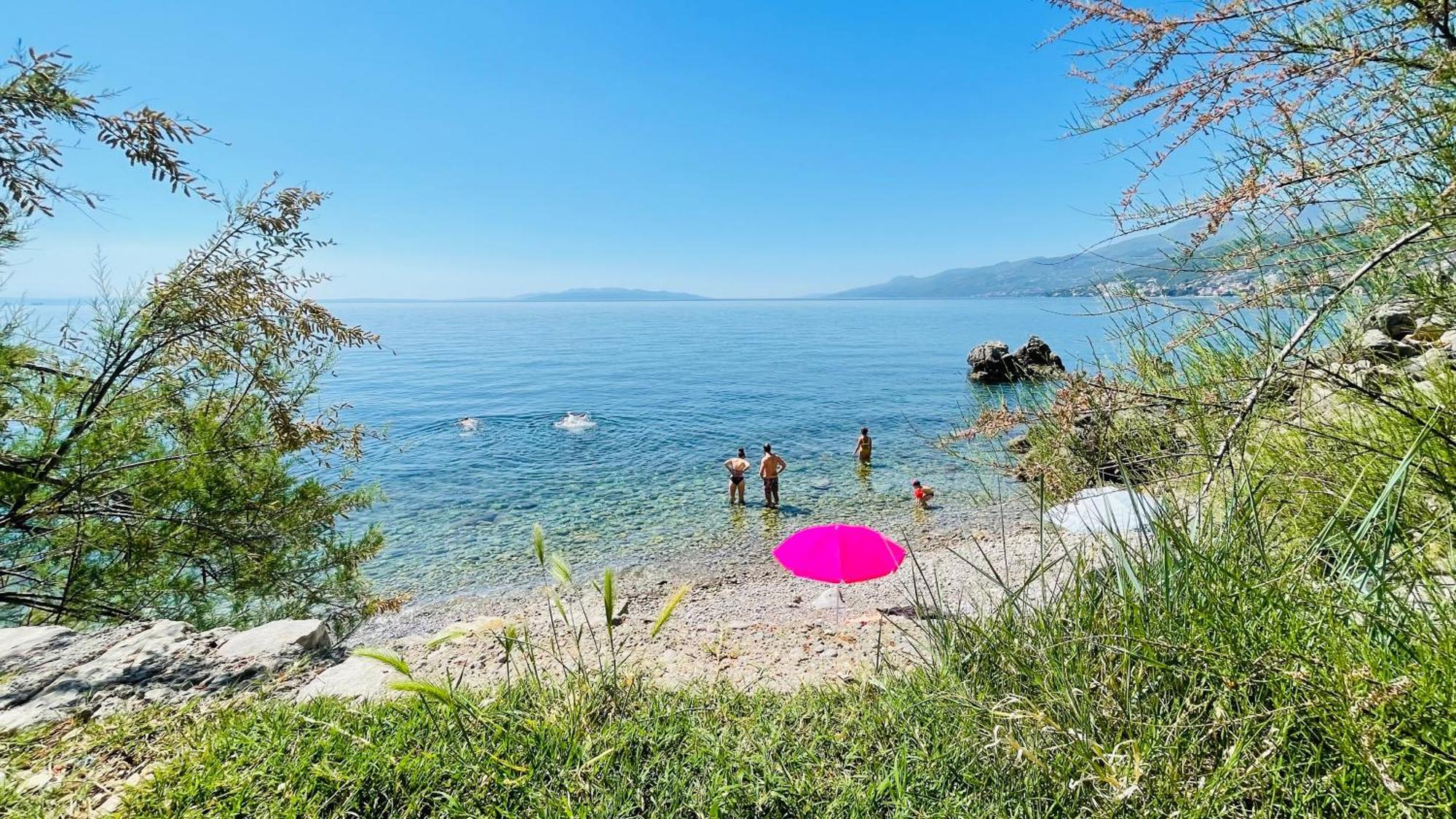 Cozy Apartment Bosnjak Near Opatija, With Sea View Terrace, Air Condition, Free Private Parking Ičići Eksteriør billede
